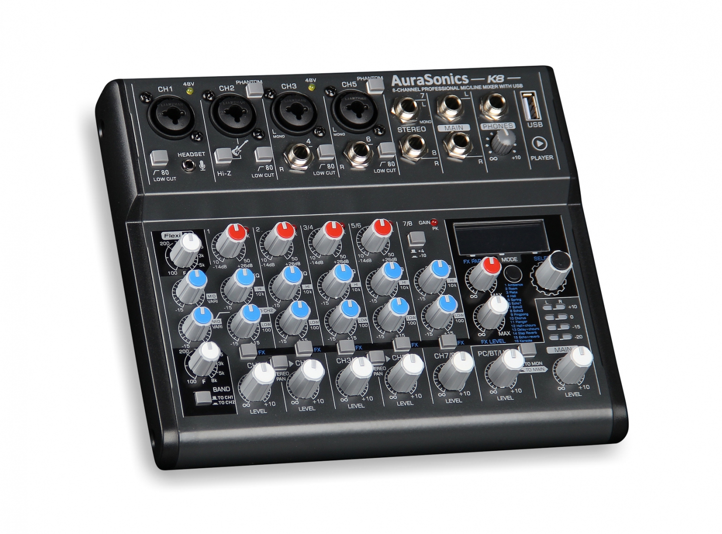 AuraSonics K8 компактный микшерный пульт в Северодвинске