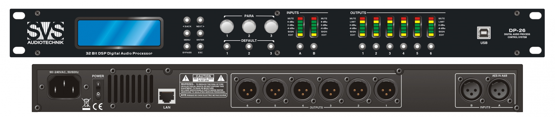 SVS Audiotechnik DP-26 Цифровой процессор: 2 входа 6 выходов в Северодвинске