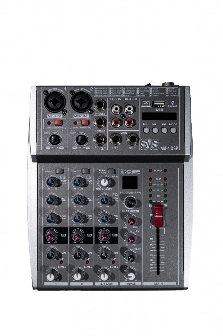 SVS Audiotechnik mixers AM-4 DSP Аналоговый микшерный пульт, 4-канала в Северодвинске