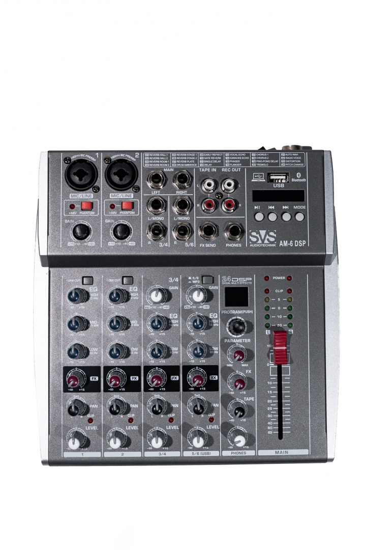 SVS Audiotechnik mixers AM-6 DSP Микшерный пульт аналоговый, 6-канальный SVS Audiotechnik mixers в Северодвинске