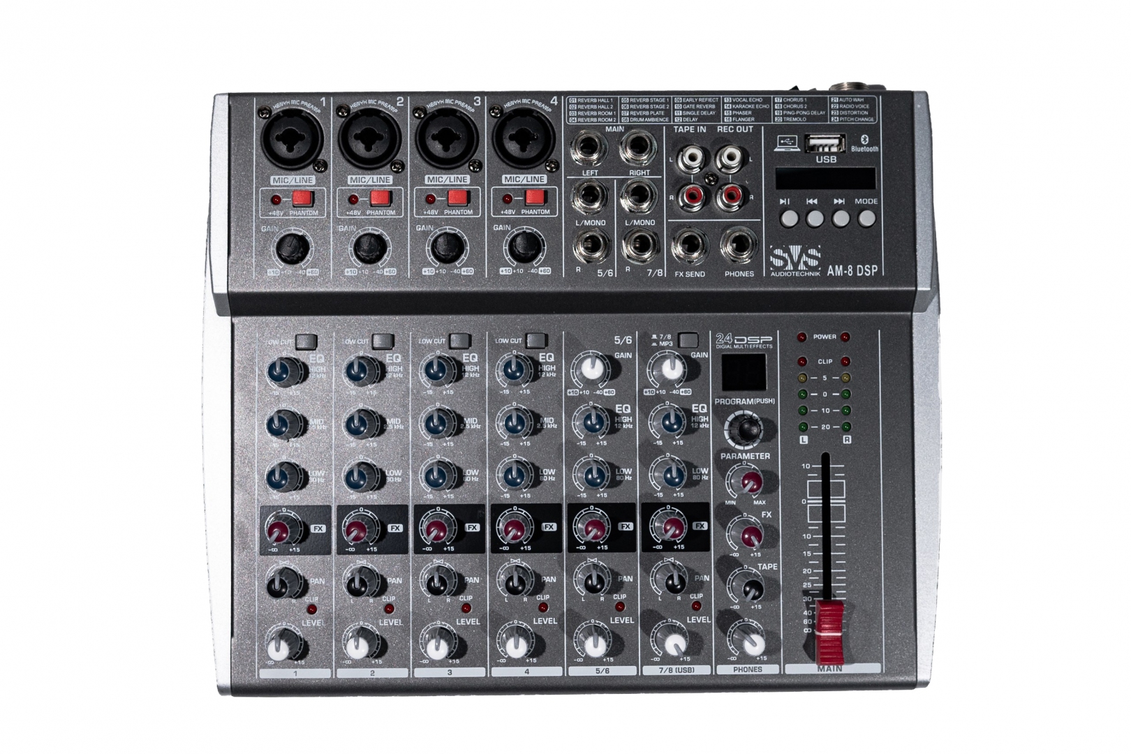 SVS Audiotechnik mixers AM-8 DSP Микшерный пульт аналоговый, 8-канальный в Северодвинске